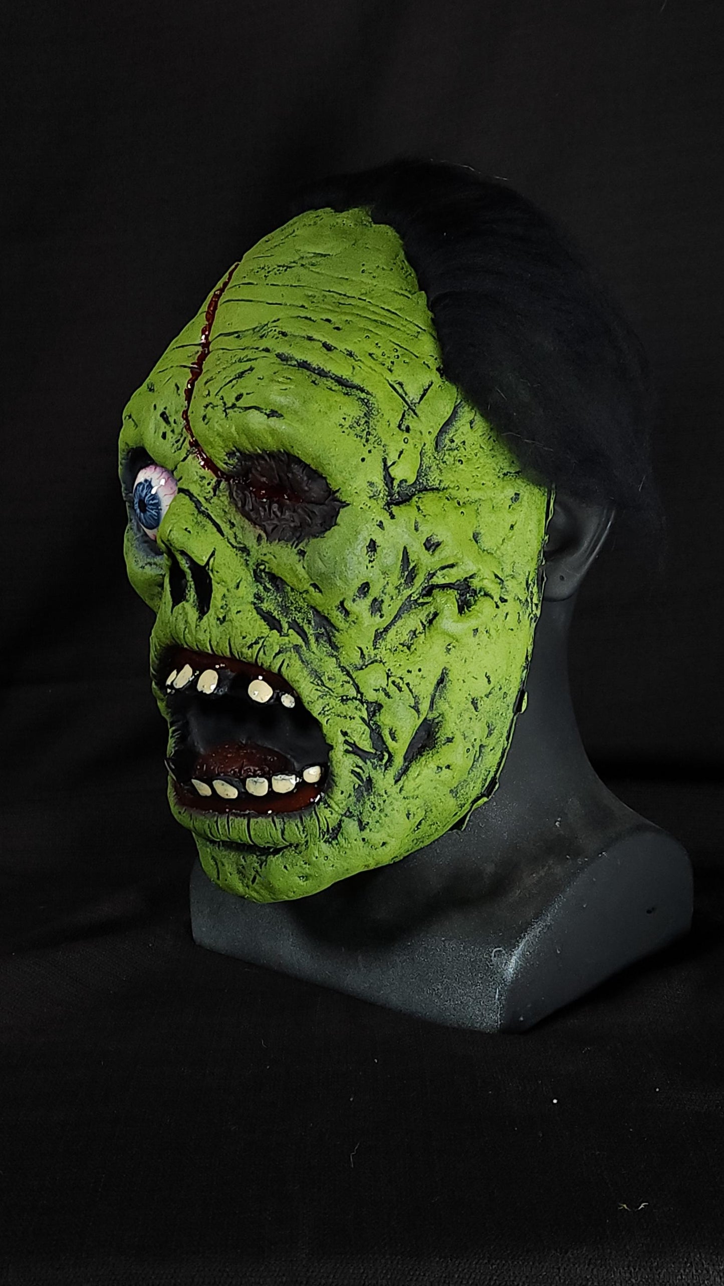 Shock Monster Latex Halloween Half-Mask