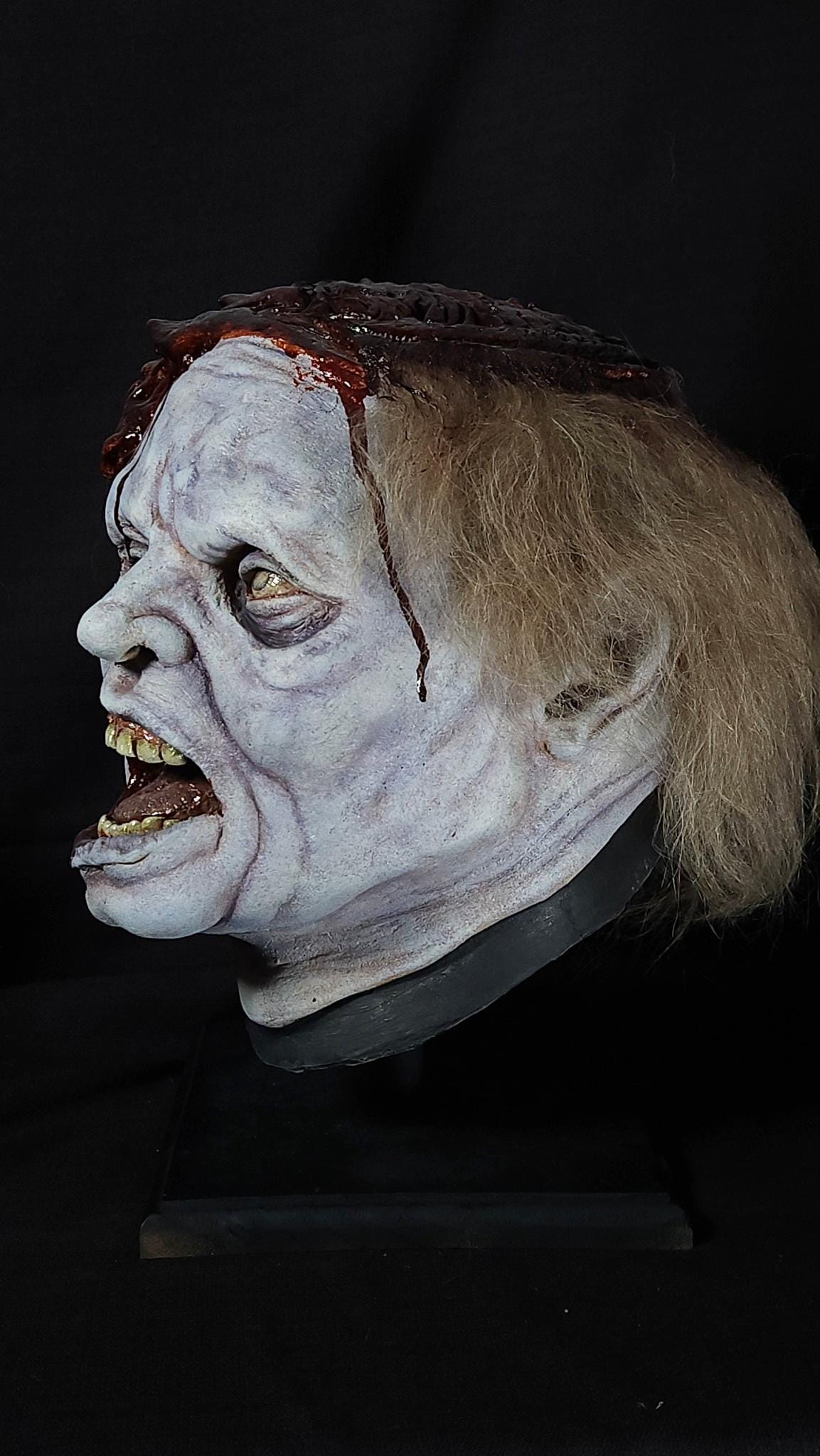 Chopped Latex Zombie Halloween 3/4 Mask