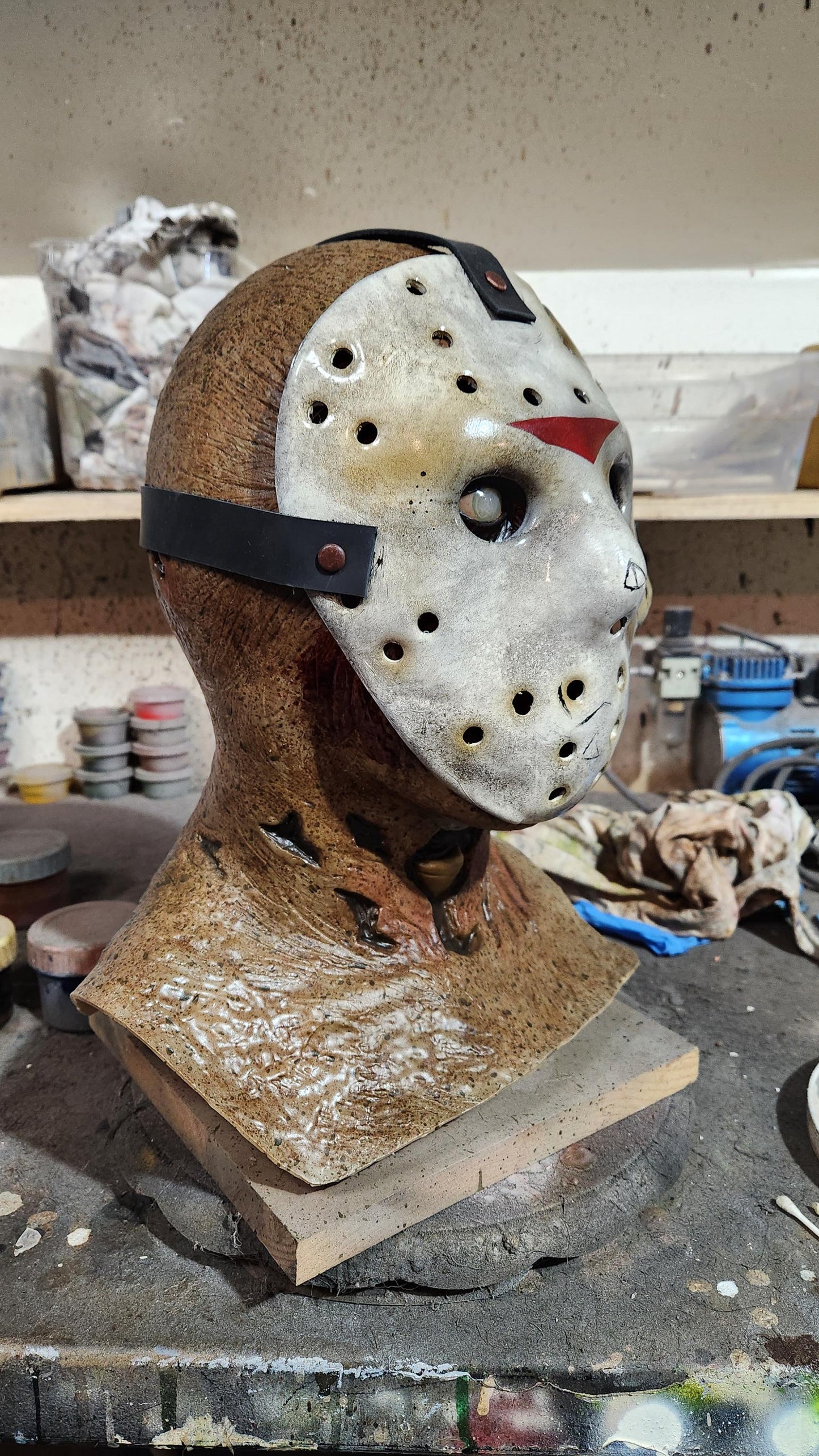 Drowned Revenant Display + Hockey Mask Jason 7 **IN STOCK** Immediate Shipping