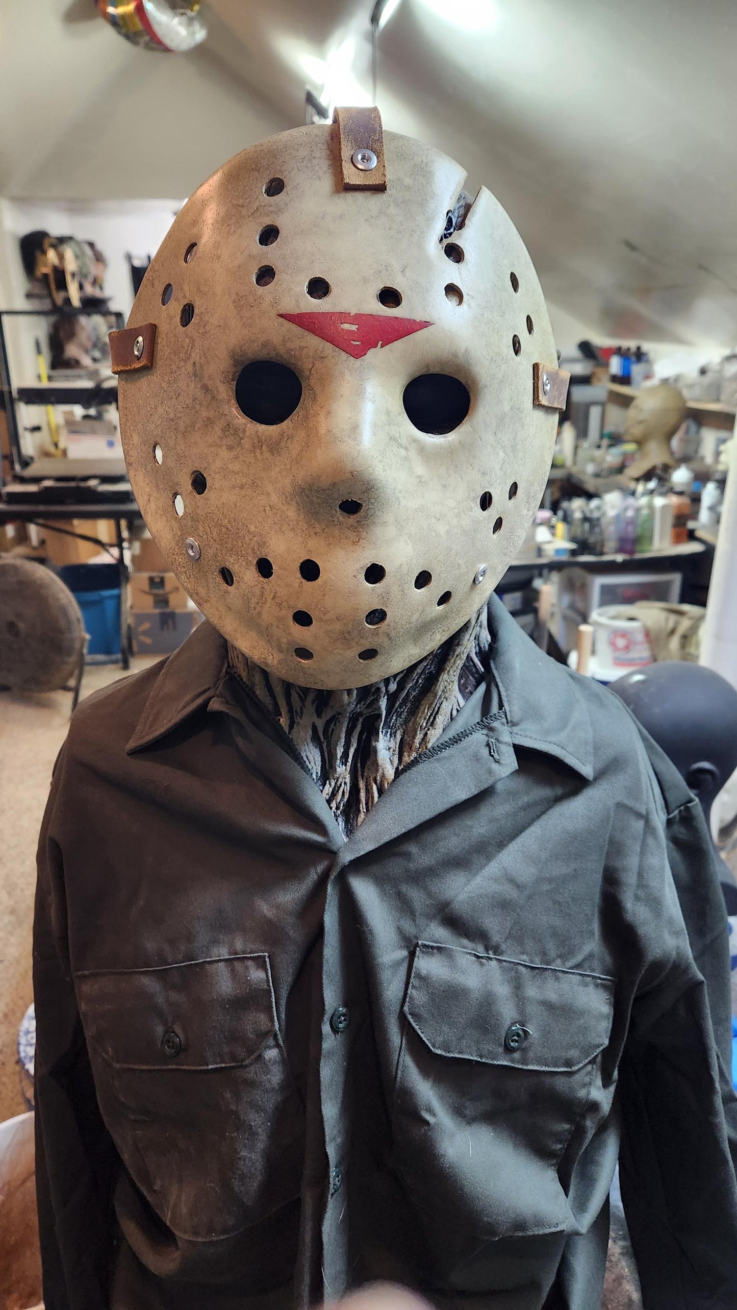 Resurrected Hood Latex Mask Jason 6