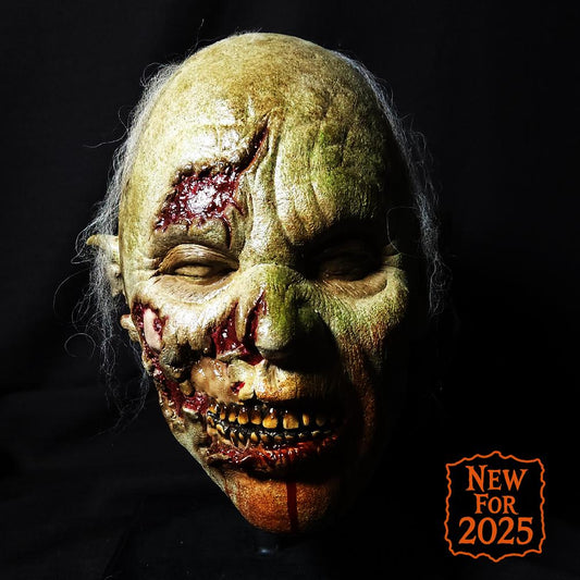 Infected Latex Halloween Zombie Prop Head or Children's Mask